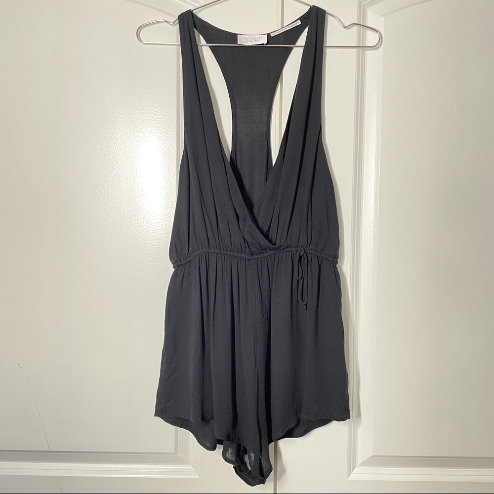 Out From Under Black Romper Coverups size M